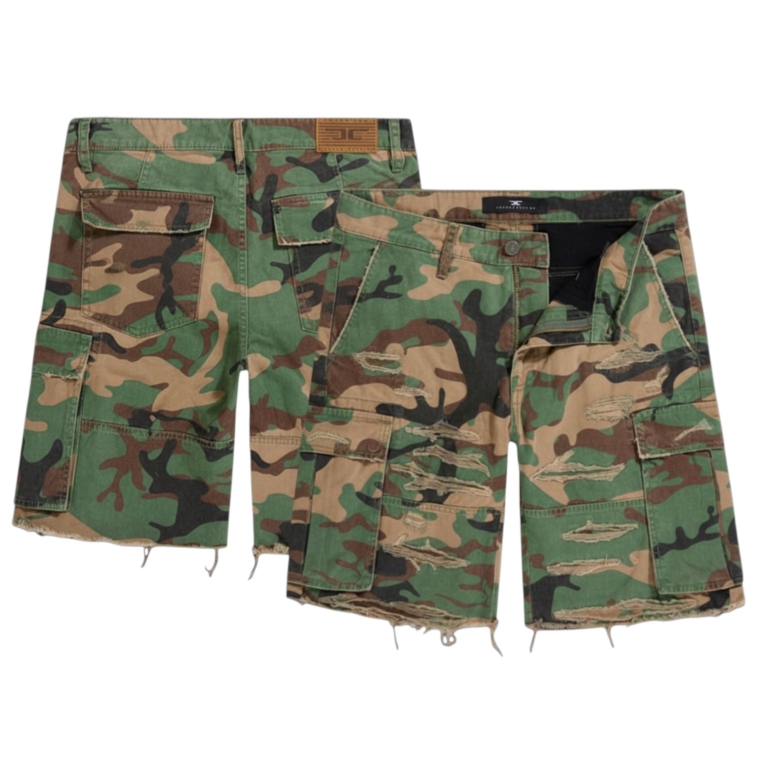 JORDAN CRAIG: Field Ops Cargo Denim Shorts JB103SC